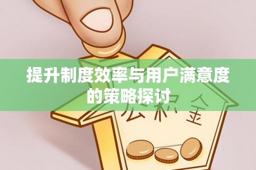 锡山提升制度效率与用户满意度的策略探讨